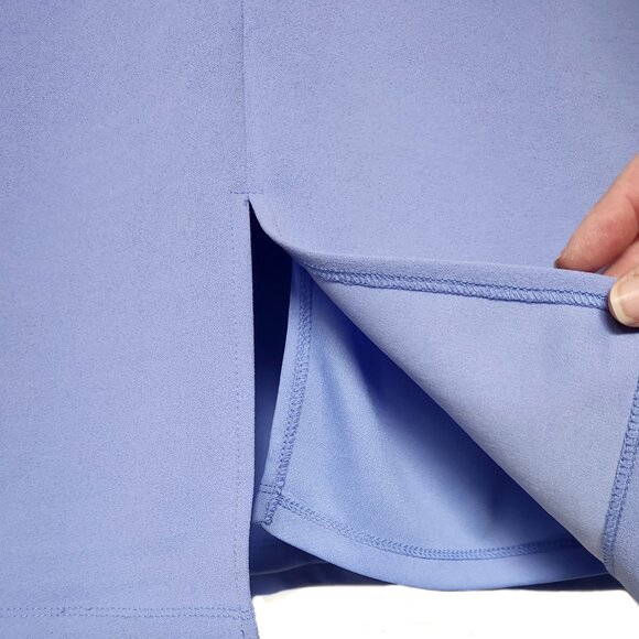 Classy Lavendar/Perwinkle Midi Keyhole Dress - Picture 8 of 8